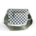 thumbnail image 2 of Bandolera FEIBOON Spacious a cuadros de nylon para mujer, 2 of 6
