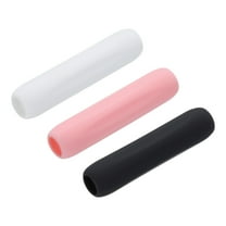 3pcs Pen Grip Silicone Case Silicone Ergonomic Design Sleeve Holder for Stylus Pens, Black, White, Pink