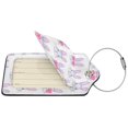 thumbnail image 4 of Rocae Heart Rabbit for Leather Luggage Baggage Tags ID Label Privacy Cover ID Label with Stainless Steel Loop and Address Card, 4 of 5