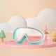 thumbnail image 2 of Gafas de natación Impermeable resistente a la niebla Montura grande | Cómoda correa ajustable de silicona a prueba de fugas | Gafas de natación Clear HD para piscina playa | Se adapta a la cara, 2 of 5