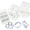 White, variant on Silicone Ice Cube Trays Square Sphere Diamond Shape 3 Pack, White
