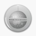 thumbnail image 3 of Porque soy una bola de espejos Pins No eres como los normales Creative Swift The Taylor Music Letras Broche Insignia Fans Collec 58mm, 3 of 5