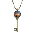 thumbnail image 1 of Dark Forestry Science Nature Scenery Key Necklace Pendant Tray Embellished Chain, 1 of 3