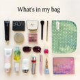 thumbnail image 4 of Bolsa de maquillaje STARDW Aesthetic Floral para mujeres y niñas Fresh, 4 of 6