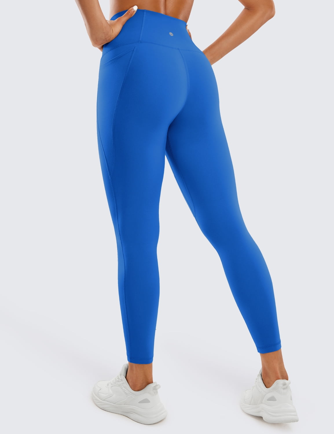 CRZ YOGA Womens Butterluxe Workout Leggings 25 Inches High Waisted Gym Yoga Pants with Pockets