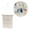 thumbnail image 2 of Osdhezcn Macrame Hanging Jewelry Organizer Wall Mounted Necklace Holder Display Boho, 2 of 11