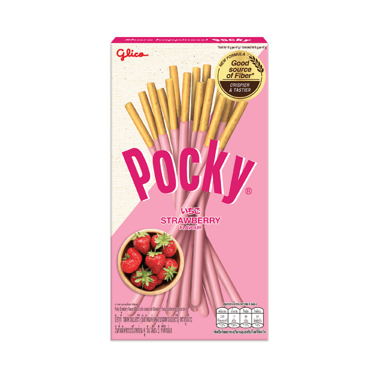 Pocky Biscuit Stick, Strawberry, 1.66 Ounce (Pack of 10) 