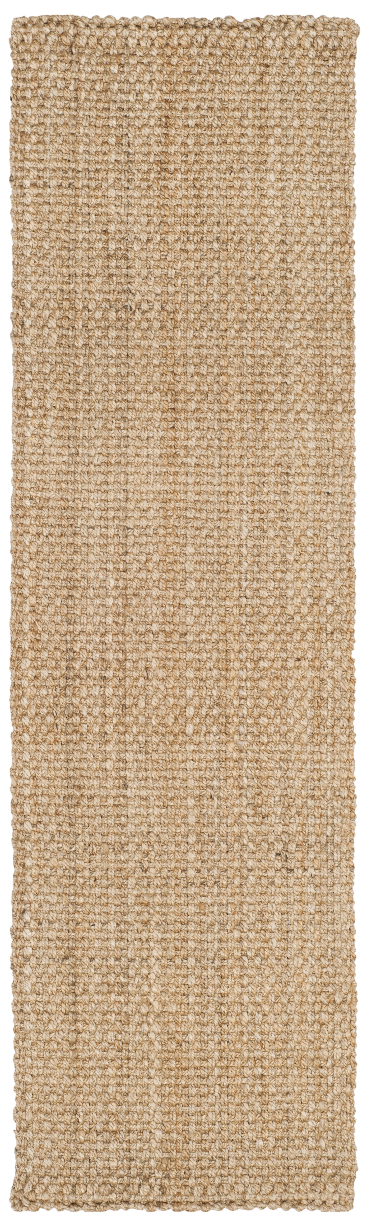 SAFAVIEH Natural Fiber Malcolm Braided Jute Runner Rug, Natural, 2'3" x 6'