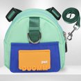 thumbnail image 1 of Wholesale Green M Pet Leash with Cartoon Backpack - Stylish Cross-Border Design for Dogs & Cats, Comfortable & Secure for Outdoor Travel, Fun Playful Accessory for Pet Owners On-the-Go, 1 of 6