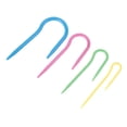 thumbnail image 4 of 1 Set Plastic Twist Curved Hand Knit Knitting Needles U-shaped Cable Needles Stitch Marker Stitch Counter Rings, 4 of 18