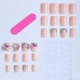 thumbnail image 4 of Uñas postizas adhesivas octoswave Duck Short con mariposa 3D, 24 piezas, 4 of 8