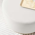 thumbnail image 7 of Modway Tilden Performance Velvet Upholstered Ottoman in Alabaster Natural, 7 of 7