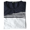 thumbnail image 3 of INSPIRE CHIC Men's Striped Crew Neck Long Sleeve Pullover T-shirt Blue 46, 3 of 3
