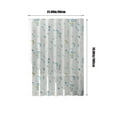 thumbnail image 4 of JilgTeok 1 Packs Bathroom Shower Curtain with Hooks Water-Proof Printed Bathroom Curtain Toilet Partition Curtain Punch Free, 4 of 9