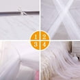 thumbnail image 2 of Mosquitera extragrande para dosel de cama, protección natural contra insectos de malla fina, portátil y ajustable, perfecta para todos los tamaños de cama, incluida la cama King, con cuatro aberturas, 2 of 5
