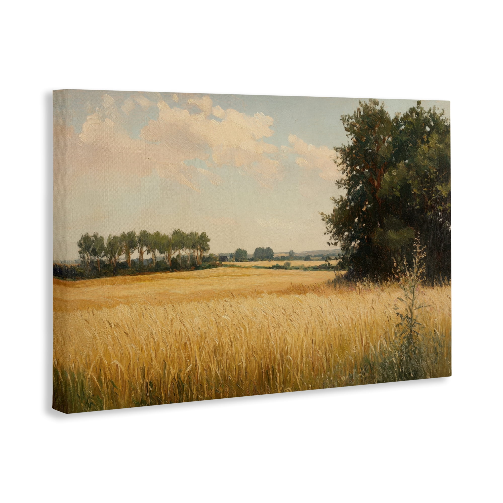 Stupell Industries Where The Wheat Grows Canvas Wall Art, design by Petal Prints Design