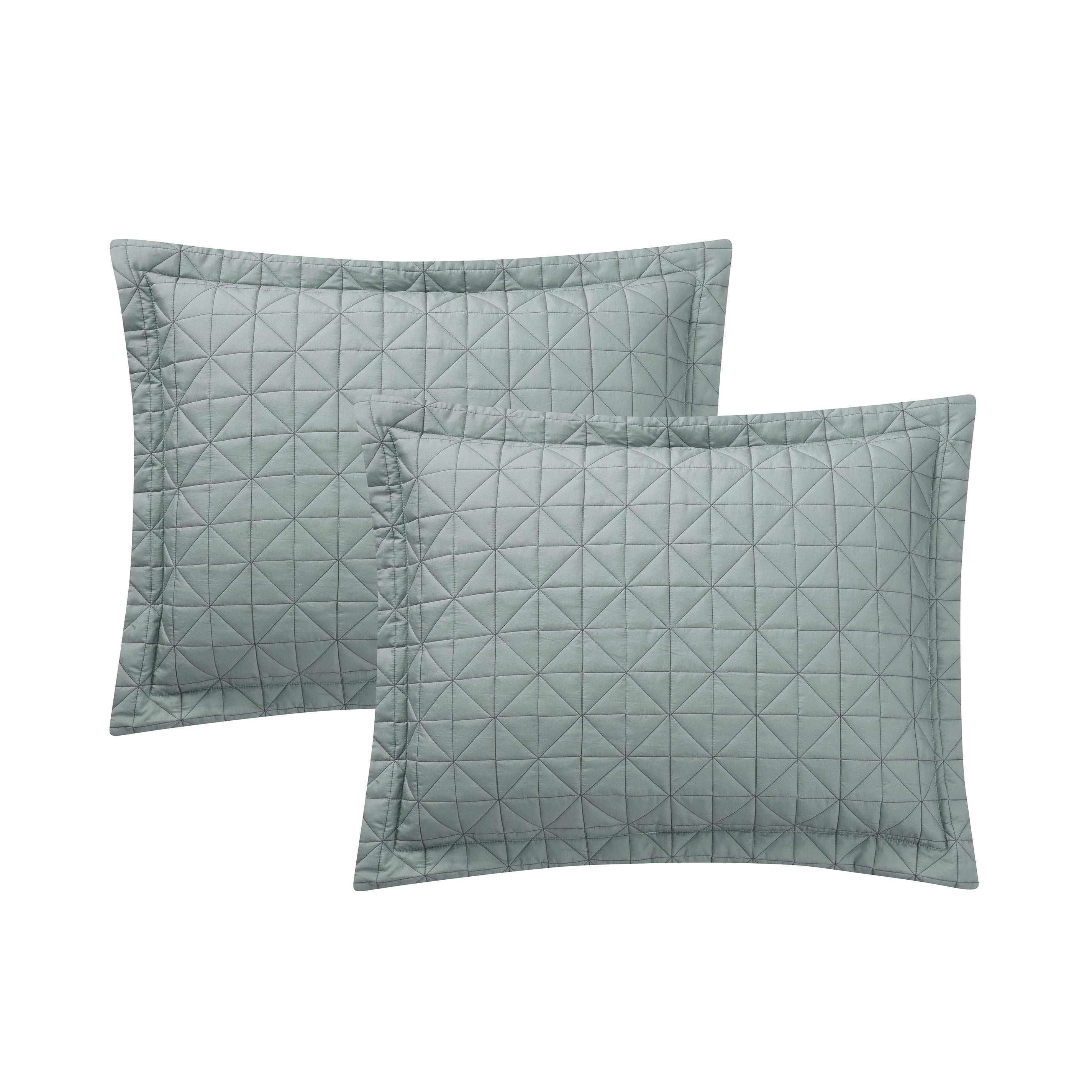 Mainstays 7-Piece Quilt Set with Sheets, Sage Green, Full