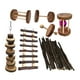 thumbnail image 1 of Juguetes de madera para conejillos de indias, accesorios de ejercicio, juego de juguetes para hámster, suministros para mascotas D, 1 of 9