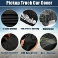 thumbnail image 4 of Unique Bargains Waterproof Car Cover 210D Oxford Cloth Black, 4 of 7