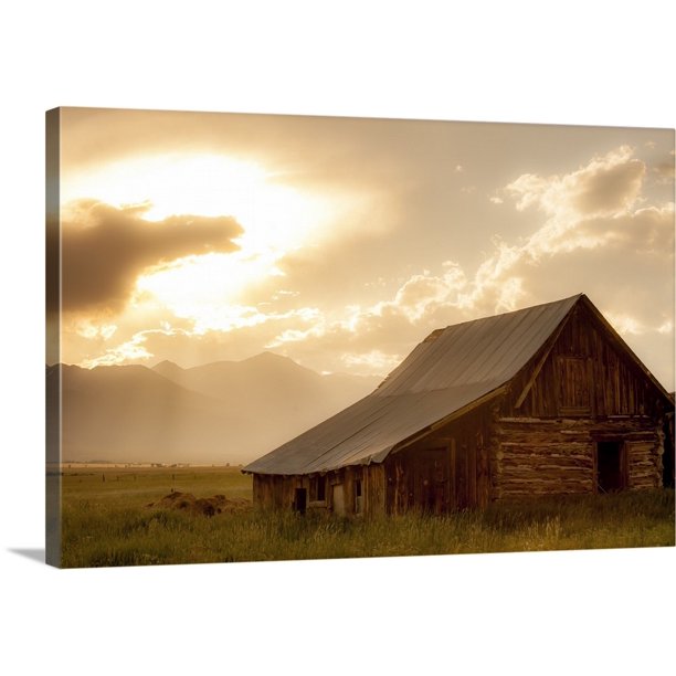 Great BIG Canvas "Mountain Home" Canvas Wall Art