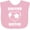 AD-Pink, variant on Inktastic Heart Soccer Sister Girls Baby Bib