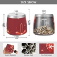 thumbnail image 3 of Christmas Ball Bells Ashtray with Lid Cigarette Ashtray Stainless Steel Ash Tray Ash Holder for Home Outdoor, 3 of 7
