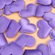 thumbnail image 2 of unbranded 100Ud Corazón De Esponja Morado Para Decorar Mesas En Bodas Y Fiestas, 2 of 7