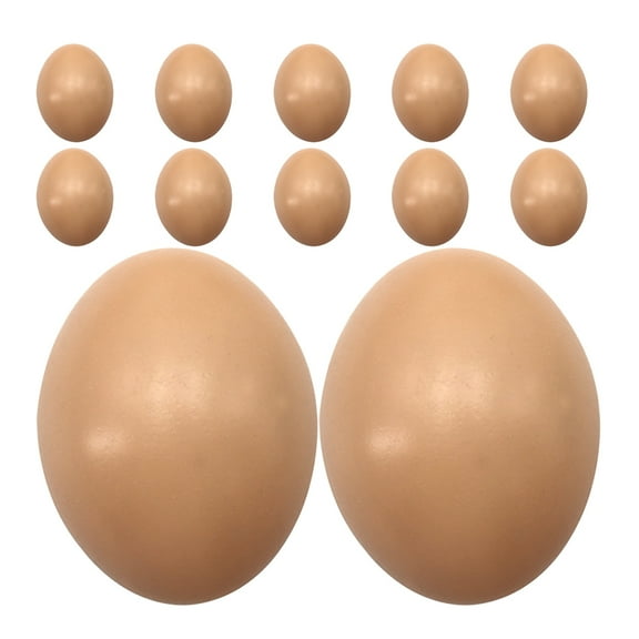 12 Pcs Easter Party Egg Decorations Plastic Fake Eggs Range