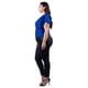 thumbnail image 2 of Blusa de Satín Roman Fashion Cuello V Talla Extra Azul Rey 38, 2 of 6