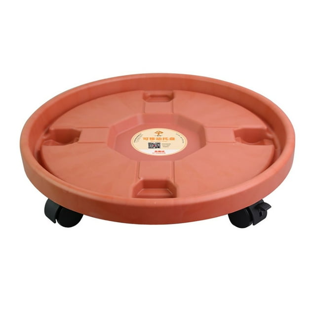 Plateau en Plastique Support Mobile Support de Pots de Fleurs Roues pour Femmes Filles Amovible Portable Support de Plante