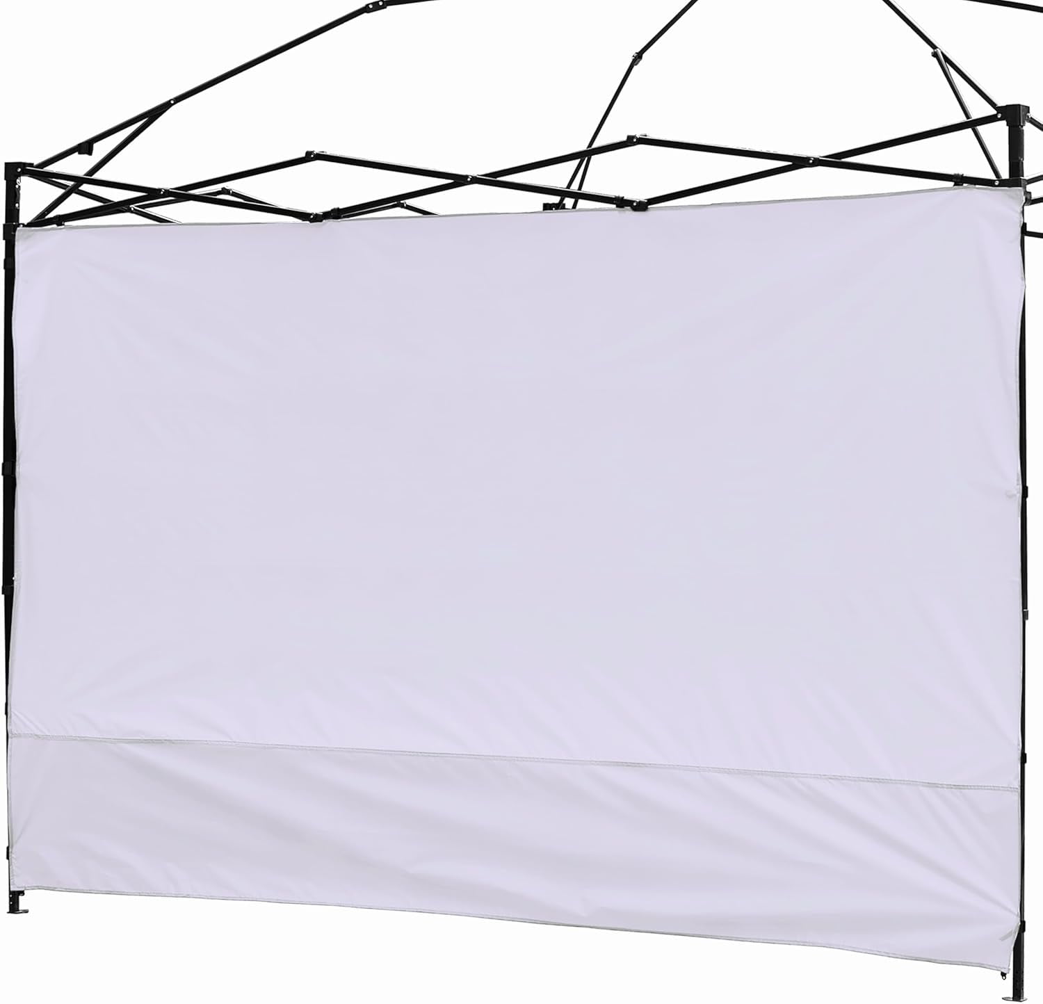 Impact Canopy Zippered Mesh 10' x 10' White Square Outdoor
