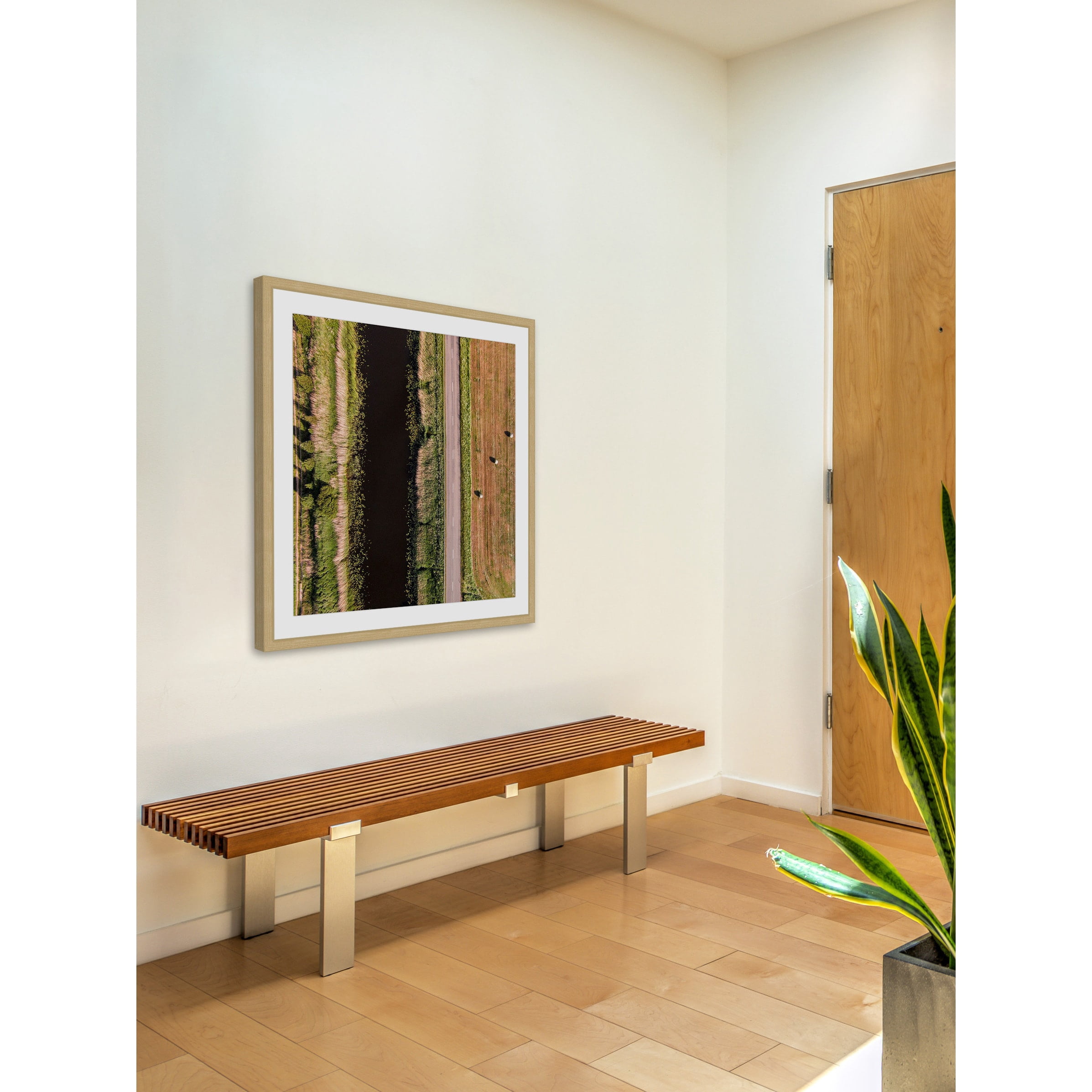 "Secret Between the Rows" by Karolis Janulis Framed Painting Art Print