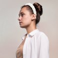 thumbnail image 5 of Solid Wide Headbands Non-slip Fashion White Hair Hoop 1.18inch Wide for Girl Women, 5 of 7