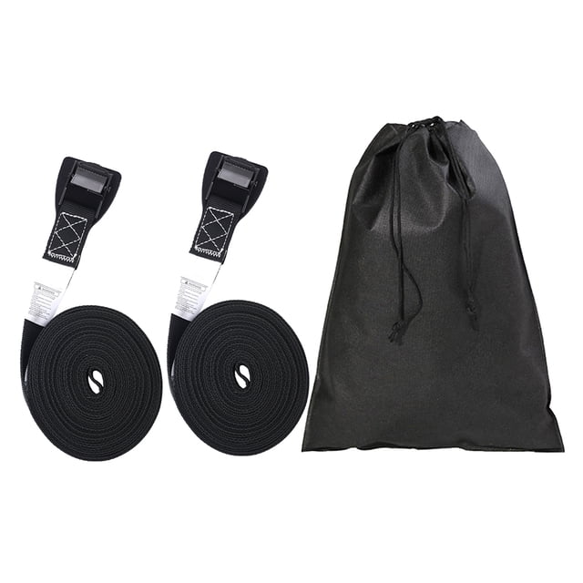Toystoory 2 piezas correa de amarre equipaje ajustable amarre cinturones de trinquete Mortorbike remolque tabla de surf correas de pestañas Deportes acuáticos 16Ft