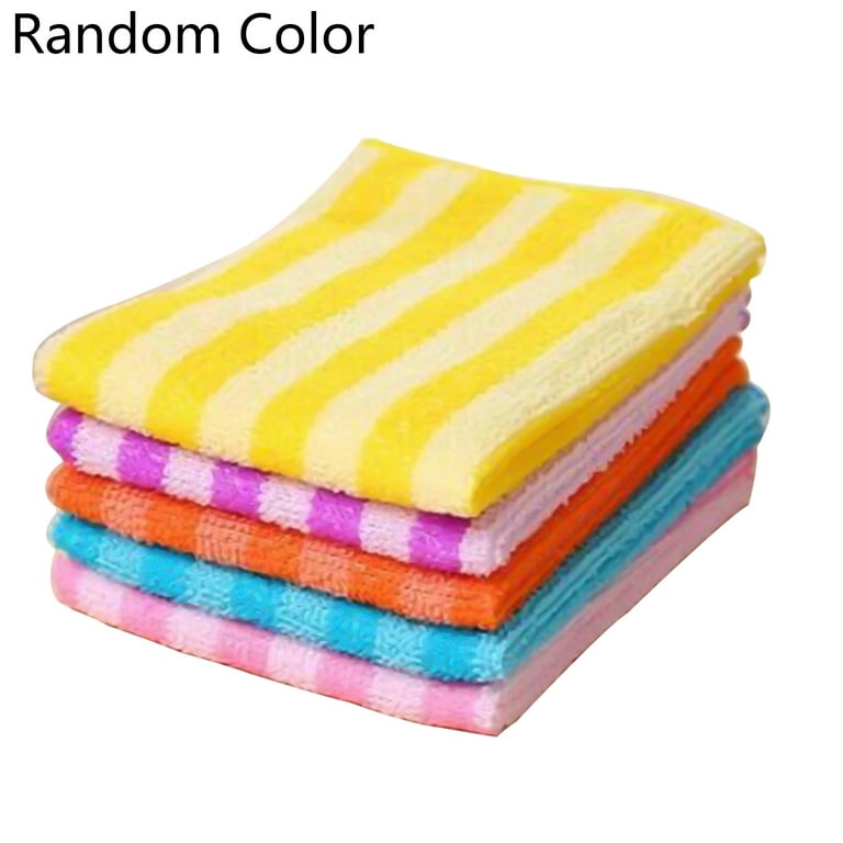 Multi-Purpose Cleaning Cloths, 5/10pcs Washcloths Super Absorbent Kitchen  Towels, Dish Cloths for Kitchen, Wash Cloth for Home, Car, Window, Odor