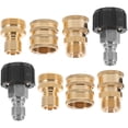 thumbnail image 3 of 8 Pcs Pressure Washer Hose Quick Connect Fittings Hose Quick Connect Fittings Hose Adapter, 3 of 8