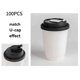 thumbnail image 2 of Double-Layer Coffee Cups with Lids, Insulated Paper Cups for Hot Beverages, Perfect for T, 2 of 5