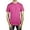 Fuchsia, variant on Access Men's Heavyweight Short Sleeve Cotton V-Neck T-Shirt (Pack of 3) (Black, Small) AT37