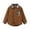 Brown, variant on PINQI Baby Sport Coat Kids Toddler Baby Girls Boys Autumn Pocket Winter Plaid Cotton Long Sleeve Coat Jacket Clothes with Pockets