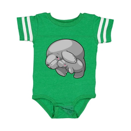 

Inktastic Cute Manatee Family Gift Baby Boy or Baby Girl Bodysuit