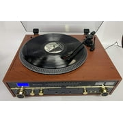 TechPlay Commander W, 3 Speed Turntable w/ Pitch Control, CD Player, Amplifier W/ VU Meter, Bluetooth and USB Recording