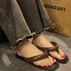 thumbnail image 1 of Chanclas para mujer, zapatillas cómodas a la moda para verano, zapatillas de playa antideslizantes y a prueba de olores para mujer, zapatos 40 Gao Jinjia LED, 1 of 2