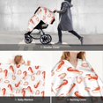 thumbnail image 6 of Car Seat Cover Baby - Shrimp No.9034 Breathable Infant Car Seat Cover for Baby Carseat, Lightweight Comfort Baby Essentials Must Haves Newborn Stuff for Girl Boy, 6 of 7