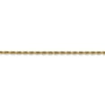 thumbnail image 3 of 14k Yellow Gold 2.25mm Diamond Cut Quadruple Rope Chain Lobster Clasp 30", 3 of 5