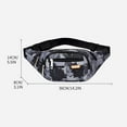 thumbnail image 2 of Hovmgk Waist Bag, Fanny Pack - Unisex Casual Large-Capacity Waterproof Messenger Pouch, Phones & Small Items Accessories, Hands-Free Secure Storage for Travelers, Sports Enthusiasts, Black, 2 of 2