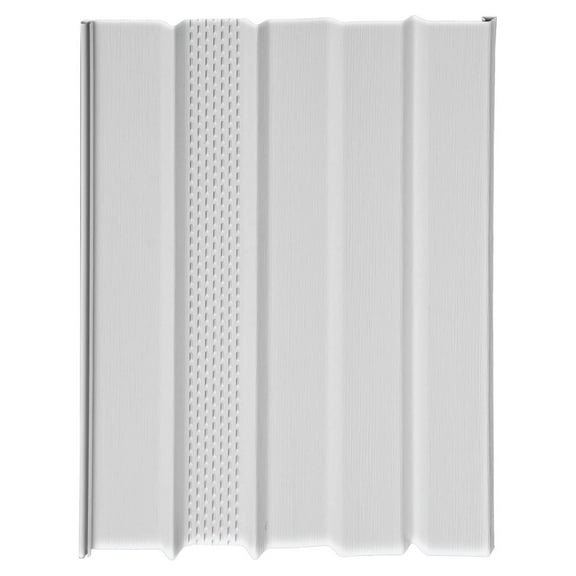 HYWMLY Mobile Home Skirting Vinyl Underpinning Vented Panel White 16" W x 46" L (8 Pack)