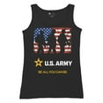 thumbnail image 5 of US Army Be All You Can Be Women's Tank Top American Flag Military Veteran DD 214 Patriotic Armed Forces Licensed, 5 of 7