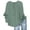 Army Green, variant on V Neck Shirts for Women Ruffle Sleeve Button Up Tunic Tshirts Loose Fit Casual Solid Color Basic Pullover Summer Blouse Clothes White XXL
