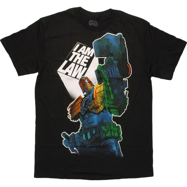 judge dredd i am the law shirt