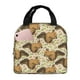 thumbnail image 1 of Easygdp Cute Squirrel with Green Leaves Bolsa Térmica Premium - Tela Oxford Impermeable, Gran Capacidad, Bolsillo Frontal, Unisex para Trabajo, Escuela, Actividades al Aire Libre y Picnics, 1 of 8